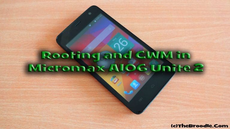Micromax A106 Unite 2 Root and Install CWM Recovery