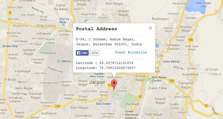 How to Find Postal Address or Zip Code of any Location with Google Maps
