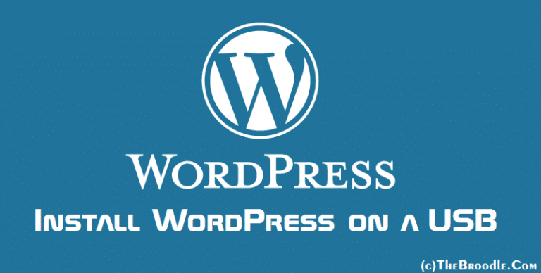 Install and Use WordPress from a Portable USB Pendrive {How To}