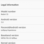 android 5.0 lollipop rom for xiaomi redmi 1s, Android 5.0 L ROM For Xiaomi Redmi 1S (Lollipop Experience PA Rom)