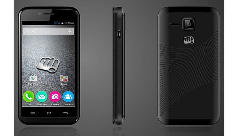 Micromax Bolt D321 was silently launched on the company website