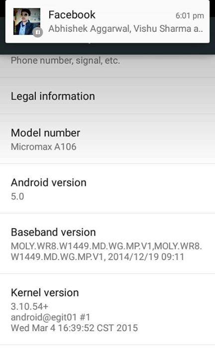 official lollipop for micromax unite 2, Install Official Android 5.0 Lollipop in Micromax A106 Unite 2
