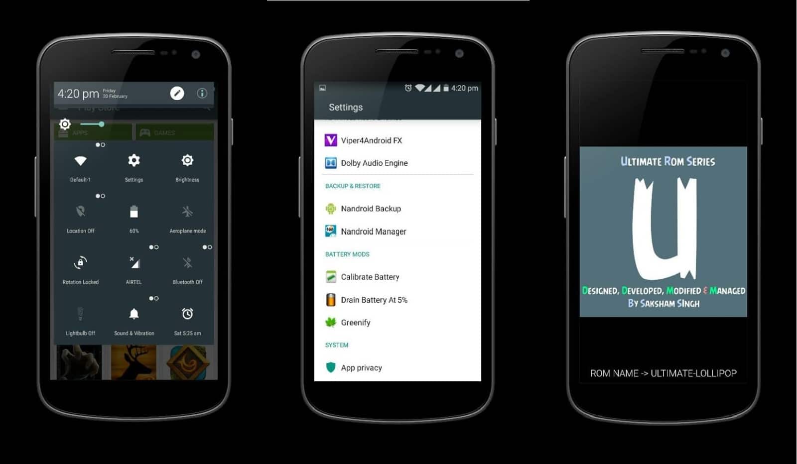 Ultimate L Android 5.0 Lollipop ROM For Xiaomi Redmi 1S 3