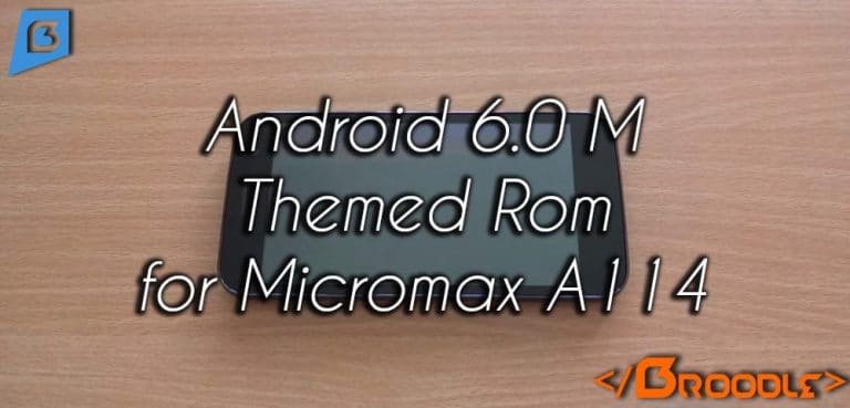 Android M 6.0 Rom for Micromax Canvas 2.2 A114