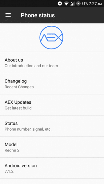 Nougat for Xiaomi Redmi 2