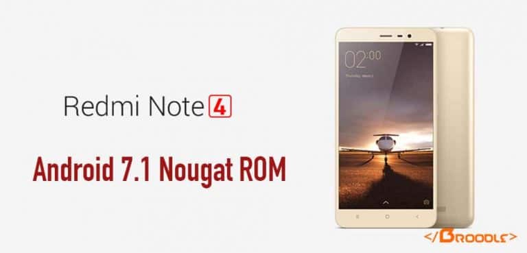 Official Android 7.1 Nougat For Xiaomi Redmi Note 4 (Resurrection Remix)