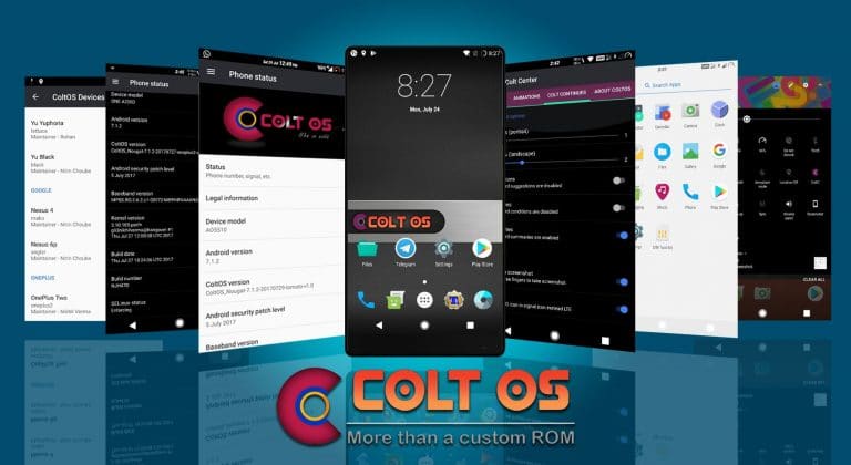 Download and Install Colt OS ROM in Yu Yureka Black (Android 7.1.2 Nougat Based)