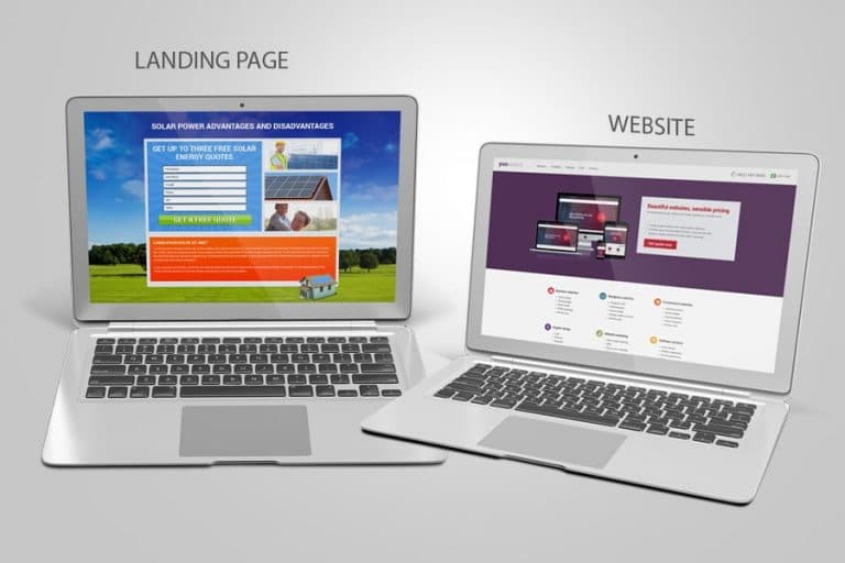 What is the Difference Between a Website and a Landing Page?