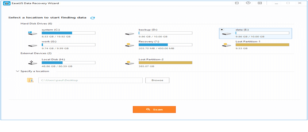 data recovery, Recover Your Deleted Data with EaseUS Data Recovery Free Software