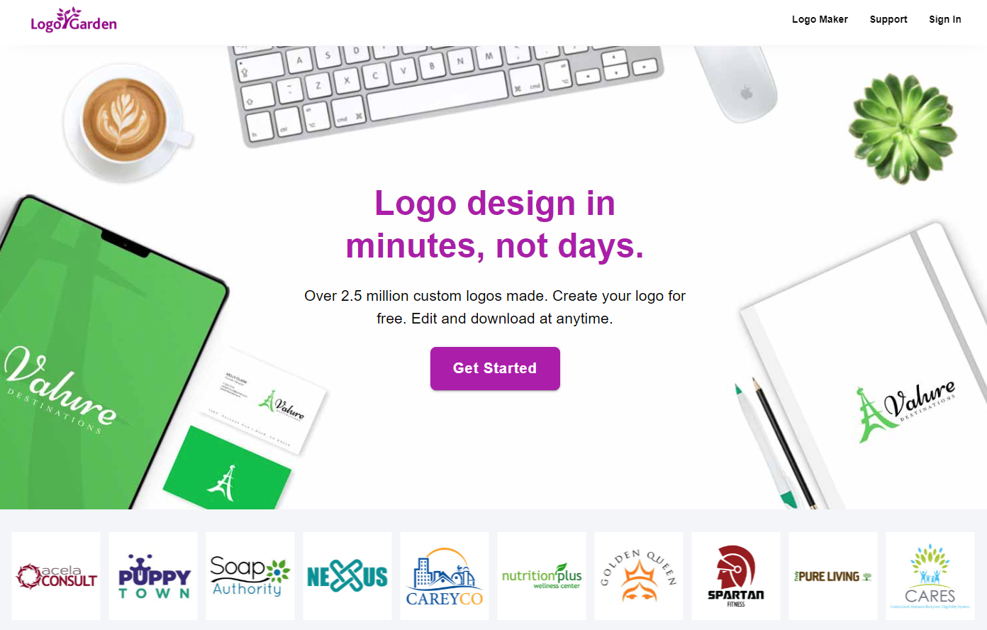 Logo Garden - Free Online Logo Maker