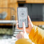 Controlling home security from a mobile device