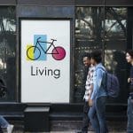 Banner Showing Advertising with Bike Icon