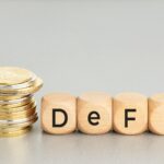 DEFI or decentralized finance concept