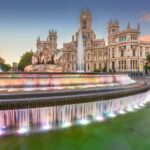Madrid, Spain at Plaza de Cibeles – Medieval Architectural Masterpieces