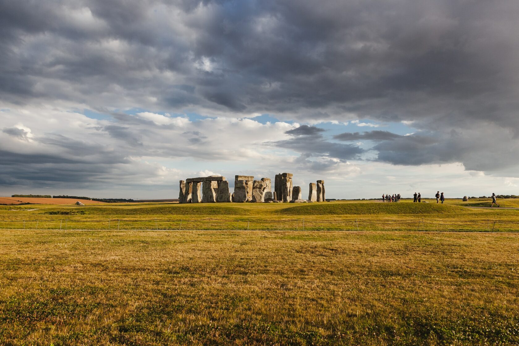 Sunset in Stonehenge, Wiltshire, England