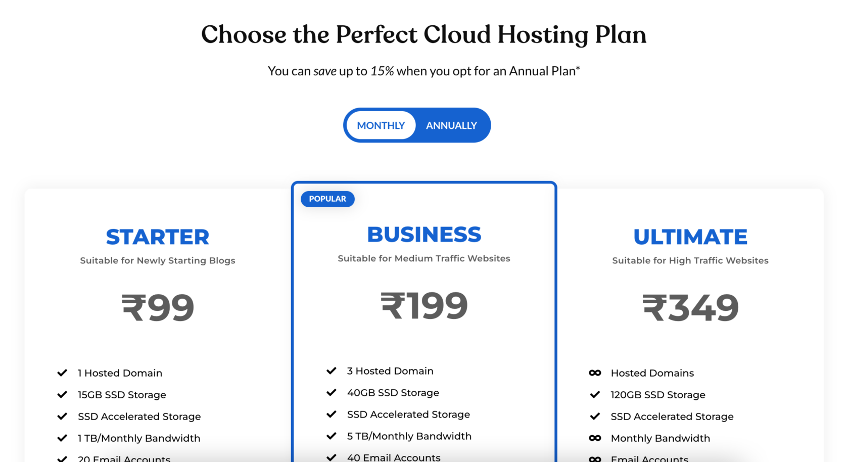 Broodle Cloud Hosting Plans