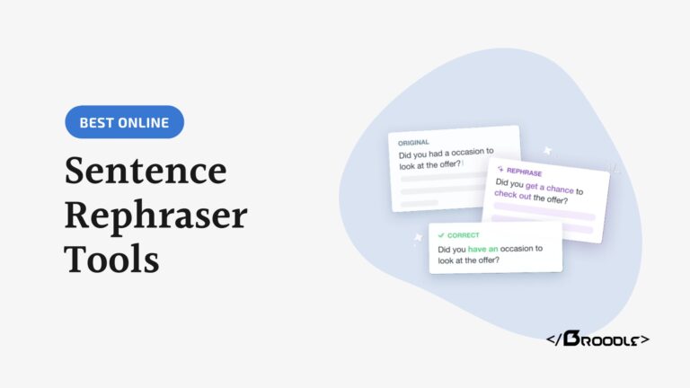5 Best Online Sentence Rephraser Tools to Avoid Plagiarism