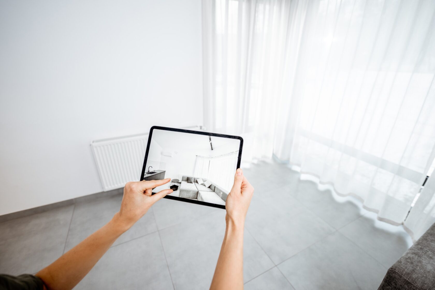 Using augmented reality to design interior