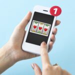 Lotto Slot Machine Jackpot Win Concept