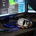 Hacker trying to hack into the system