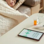 Tablet with Health Insurance App