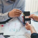 Teamwork graphic designers creative drawing website ux app development