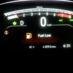 Running low on fuel.