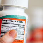 Supplement Facts on jar of multivitamin complex