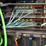 IT Department – cables wires connections to servers