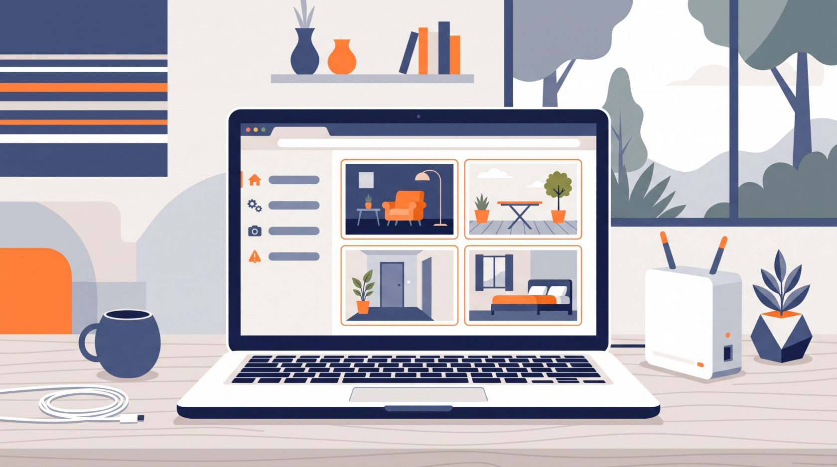 Eufy camera feeds in a browser dashboard via the web portal